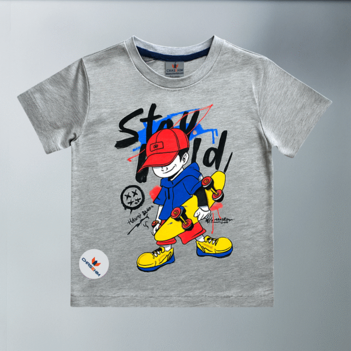 Soft Cotton Jersey Printed t-Shirt - Image 1