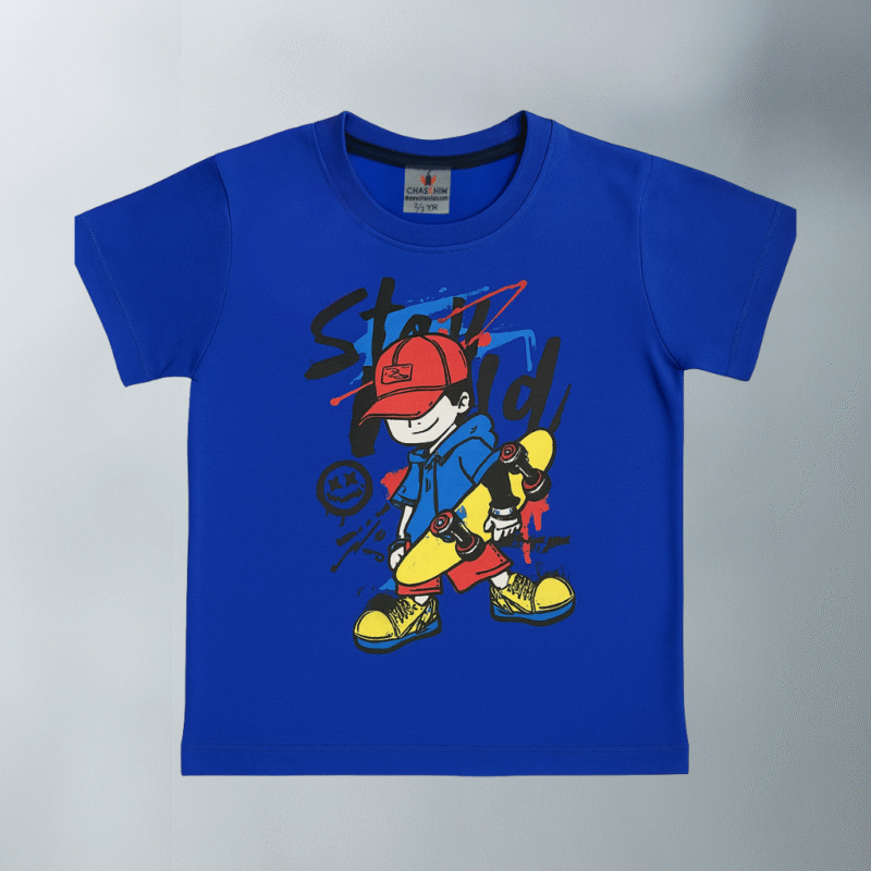 Soft Cotton Jersey Printed t-Shirt