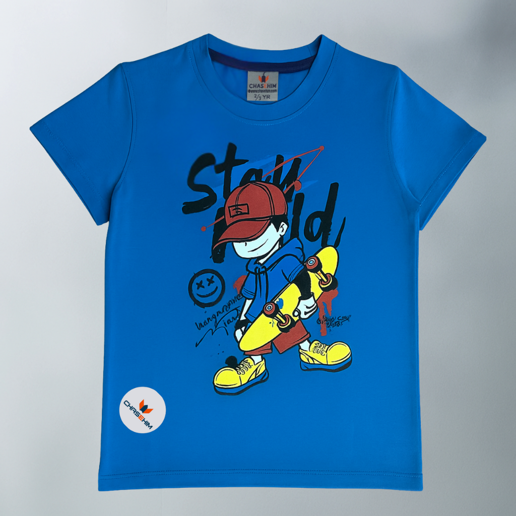 Soft Cotton Jersey Printed t-Shirt