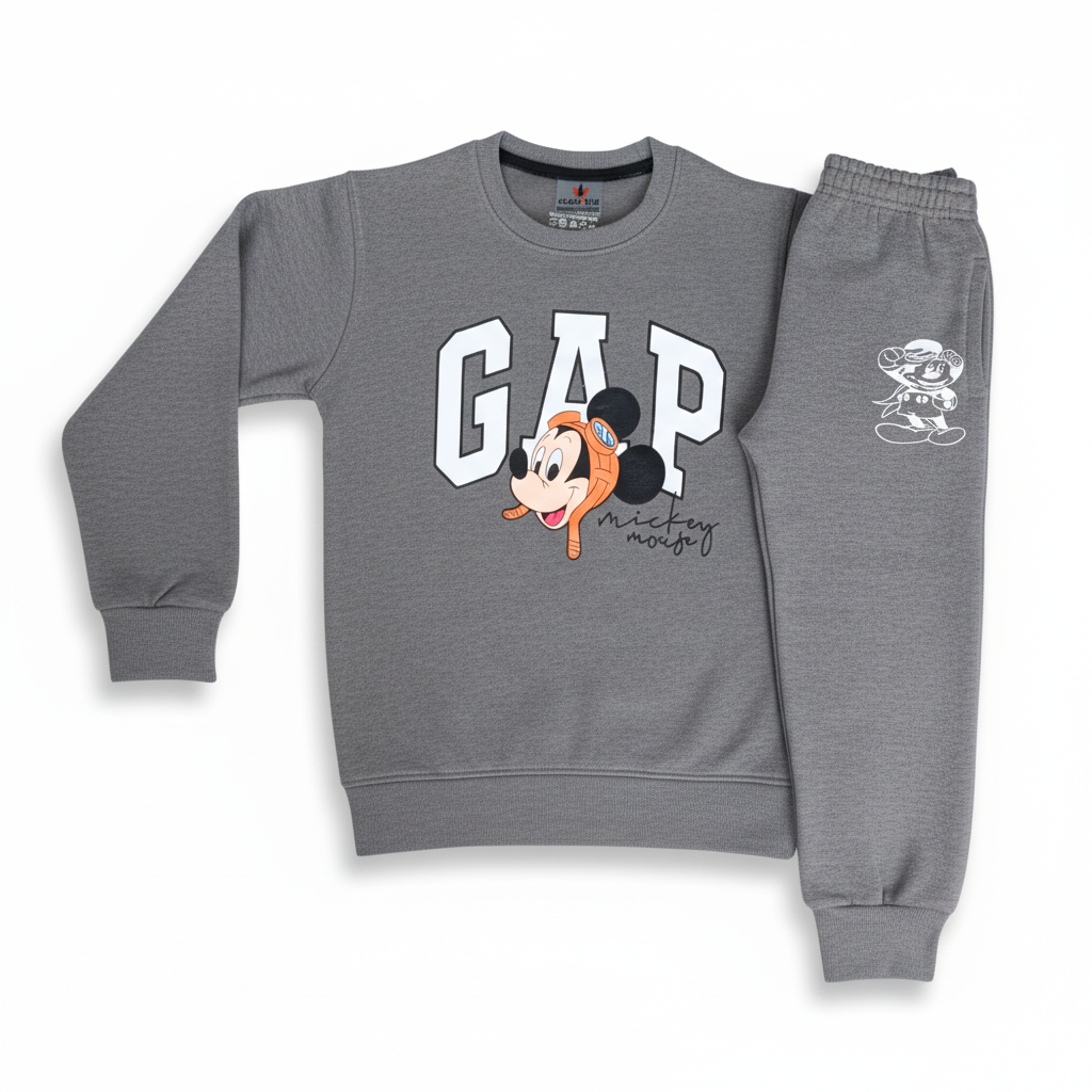 Kids GAP Printed Fleece Tracksuit | Winter 2025 Collection